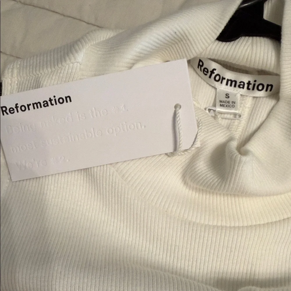 Reformation White Sleeveless High-Neck Maxi Dress - Picture 6 of 6